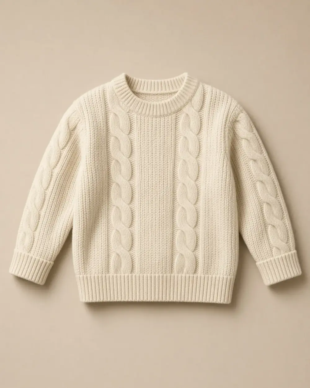 Honeycomb Cable Sweater